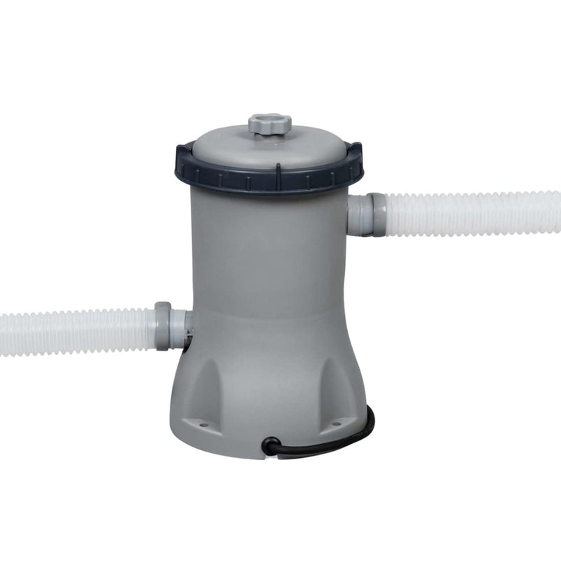 Bestway Steel Pro Max | Round Frame Swimming Pool with Filter Pump, Above Ground Frame Pools, Grey, 10’