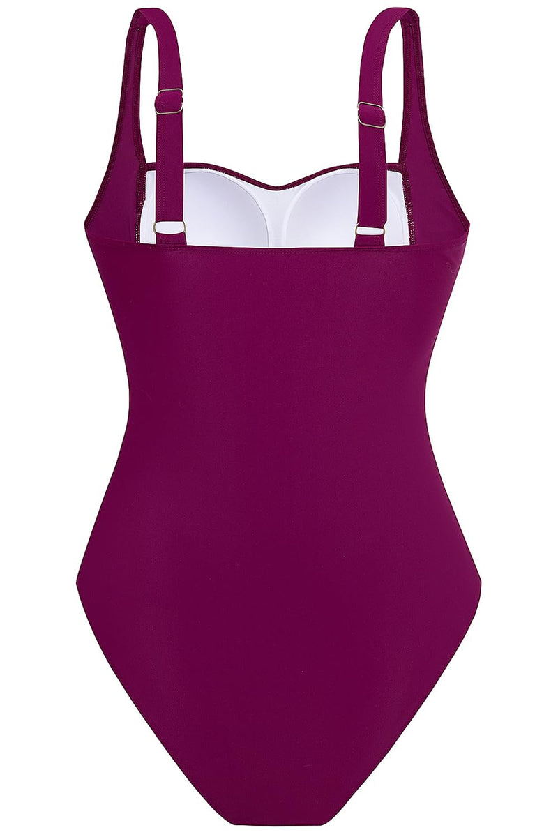 AOQUSSQOA Women One Piece Swimsuits Swimming Costume Swimwear Tummy Control Push Up Bathing Suits