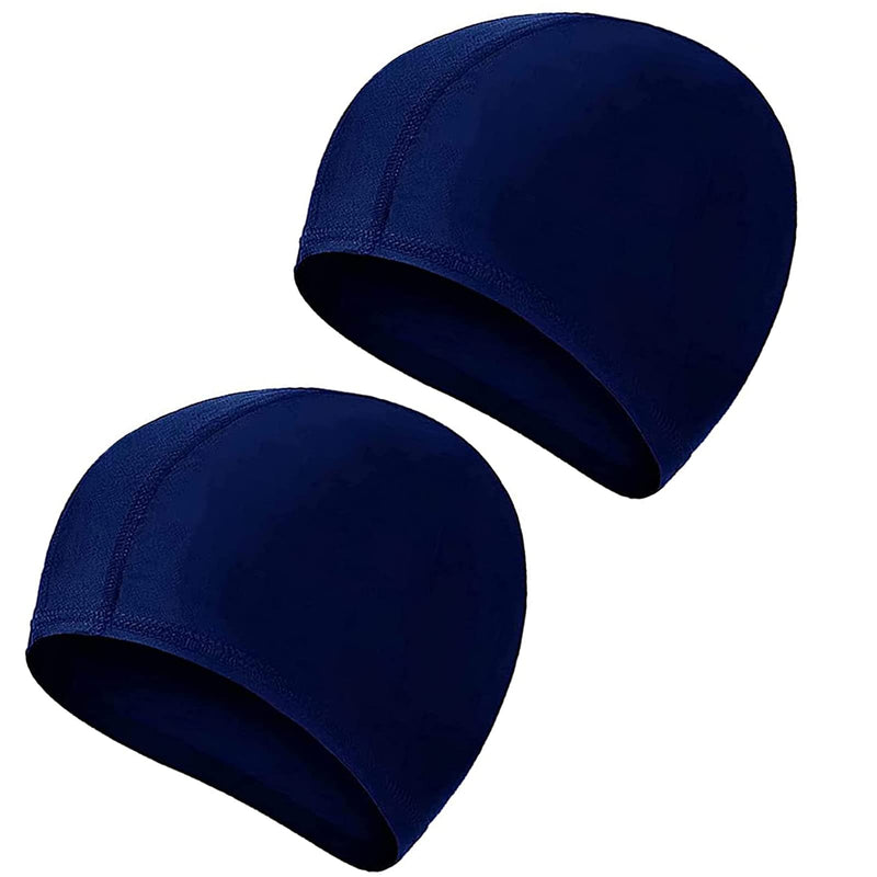 2 Pcs Swimming Caps for Kids Girls Boys and Adult Teenager,Comfortable Light Swimming Caps,Super Stretch No Pull Hair Swim Hats for Long and Short Hair