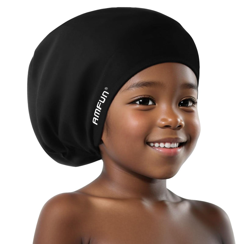 AMFUN Silicone Cover Ears Swimming Caps, Adult Unisex Swim Hat for Long Hair, Elastic Anti-slip Swimming Hat, Hypoallergenic Waterproof Swimming Caps for Men and Women