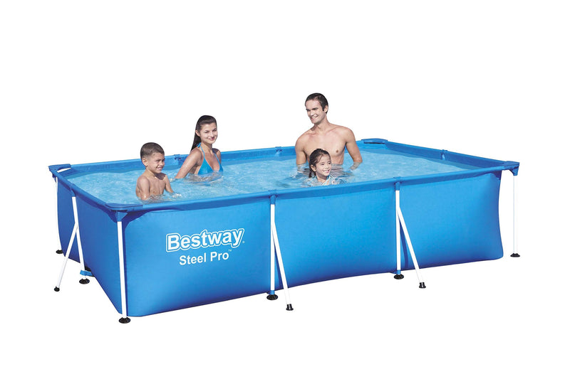 Bestway Steel Pro | Metal Frame Above Ground Pool, Family Outdoor Pool 13.1ft