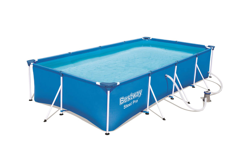 Bestway Steel Pro | Metal Frame Above Ground Pool, Family Outdoor Pool 13.1ft