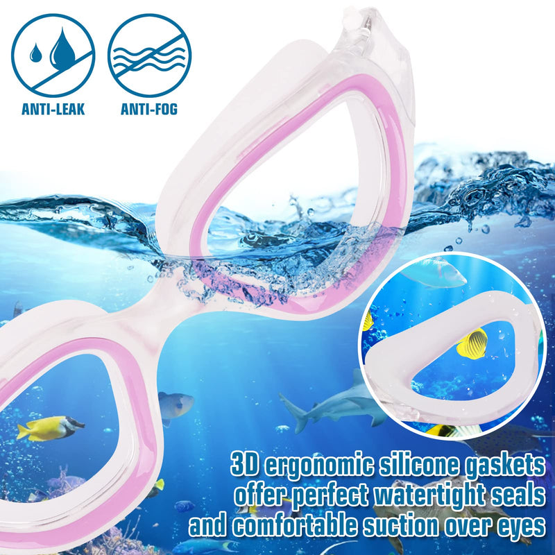 Adult Swimming Goggles,Polarized Open Water Goggles Swimming Anti Fog UV Protection No Leakage Clear Vision Easy to Adjust for Adults Men Women Teenagers
