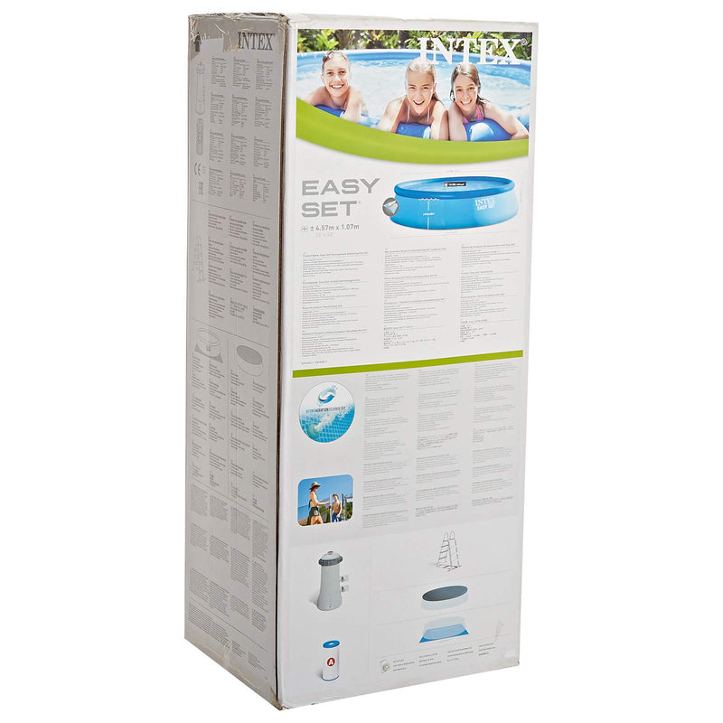 INTEX 26166UK Easy Pool, Blue, 15 ft x 42-Inch