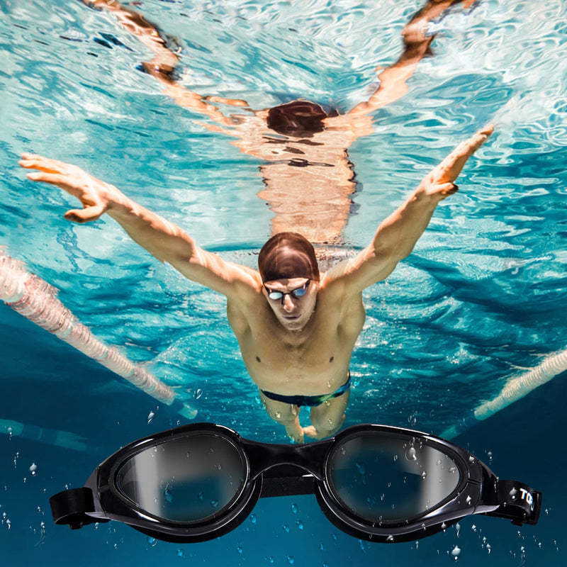 TOPLUS Swimming Goggles - Adult Unisex Swim Goggles with No Leaking, Anti Fog, UV Protection for Men, Women, Kids 8+