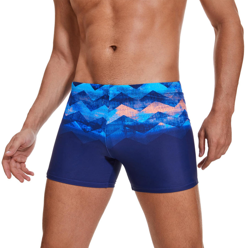 AMZSPORT Swimming Trunks Men, Quick Dry Swim Shorts Beach Board Swimwear