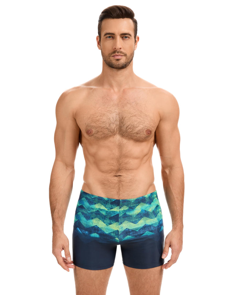 AMZSPORT Swimming Trunks Men, Quick Dry Swim Shorts Beach Board Swimwear