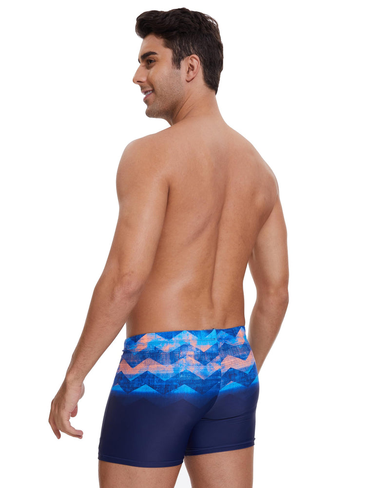 AMZSPORT Swimming Trunks Men, Quick Dry Swim Shorts Beach Board Swimwear