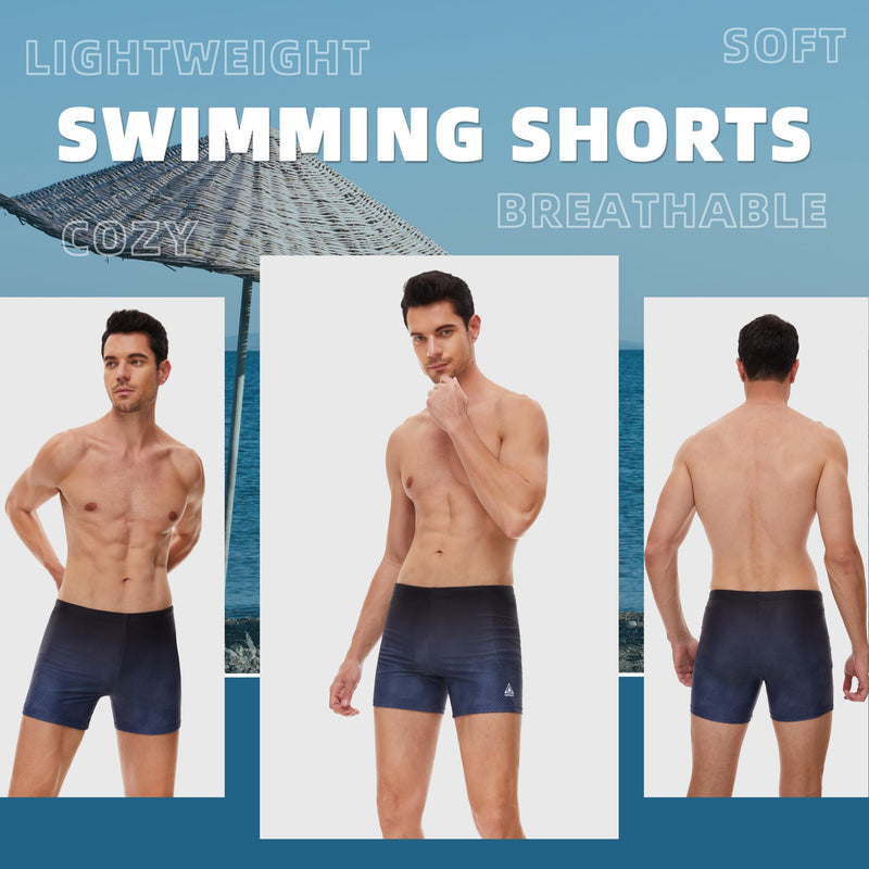 AMZSPORT Swimming Trunks Men, Quick Dry Swim Shorts Beach Board Swimwear