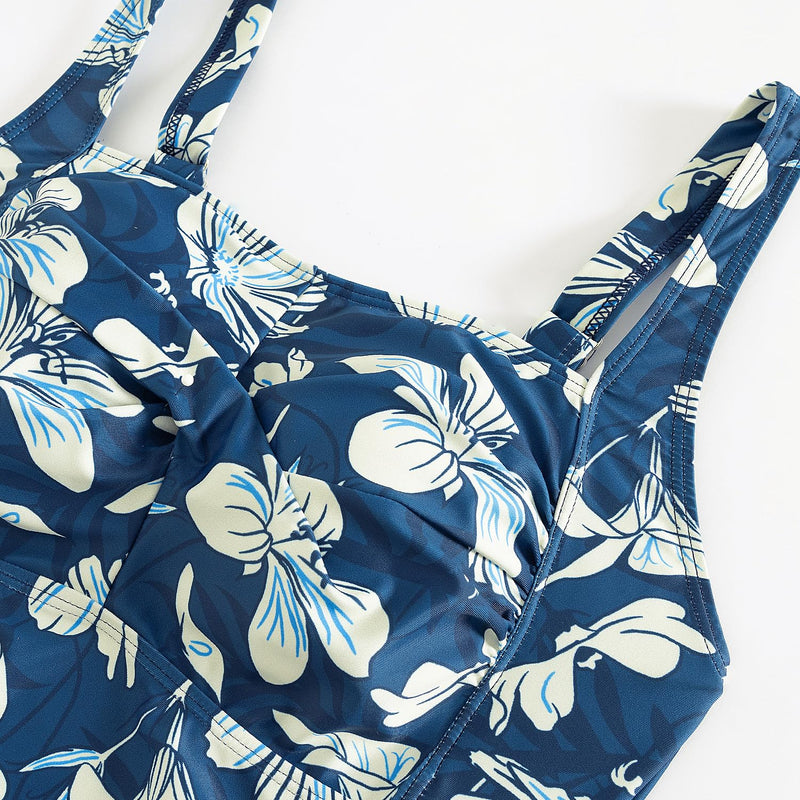 AOQUSSQOA Women One Piece Swimsuits Swimming Costume Swimwear Tummy Control Push Up Bathing Suits