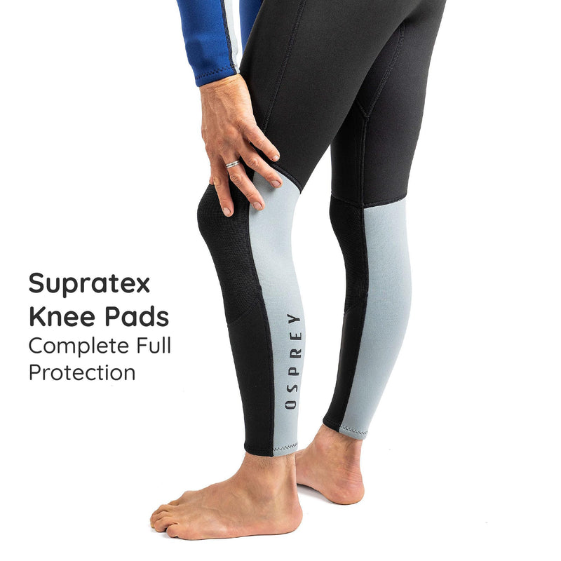 Osprey Men's Full Length 3 mm Summer Wetsuit, Adult Neoprene Surfing Diving Wetsuit, Origin