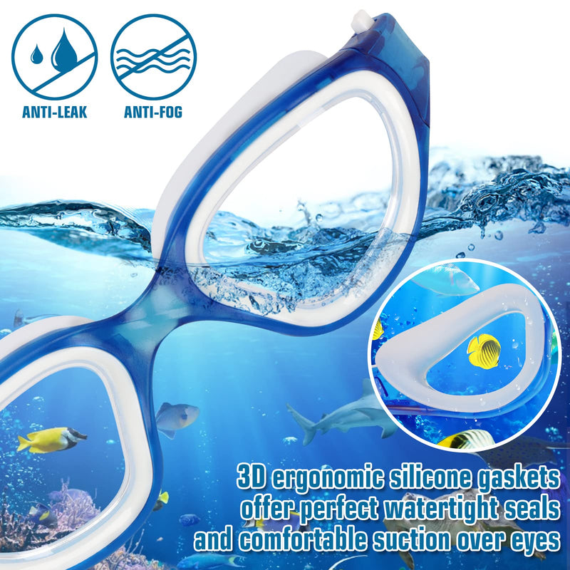 Adult Swimming Goggles,Polarized Open Water Goggles Swimming Anti Fog UV Protection No Leakage Clear Vision Easy to Adjust for Adults Men Women Teenagers