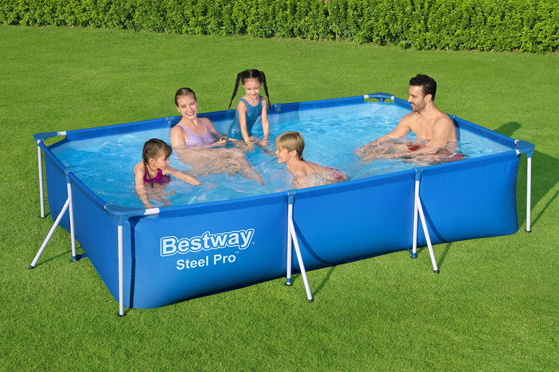 Bestway Steel Pro | Metal Frame Above Ground Pool, Family Outdoor Pool 13.1ft