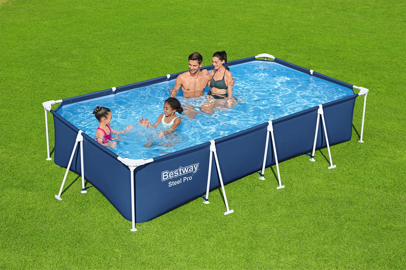 Bestway Steel Pro | Metal Frame Above Ground Pool, Family Outdoor Pool 13.1ft